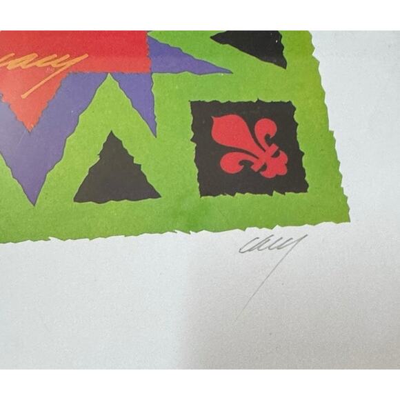 1999 Michael Cacy Mardi Gras Poster Sealed Alligator Accordion Laissez Les Bon - Picture 5 of 11